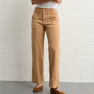 NWT AE Stretch High-Waisted Utility Stovepipe Pant - Size 0 SHORT